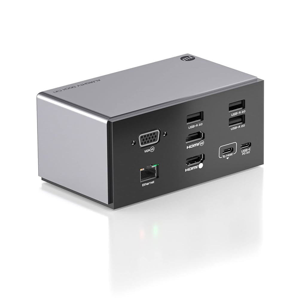 ALMIGHTY DOCK CX1 USBハブ ドッキングステーション Amazon | USB-Cドッキングステーション、7-in-1マルチポートハブ